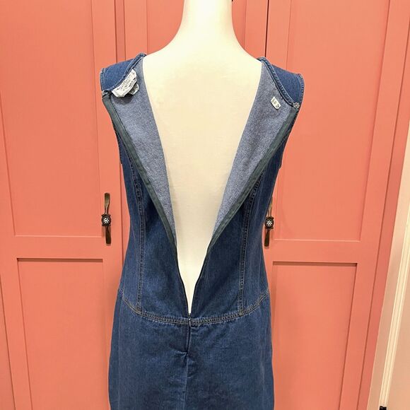 Vintage Just Class Denim Skort Dress Size Small - Picture 7 of 11